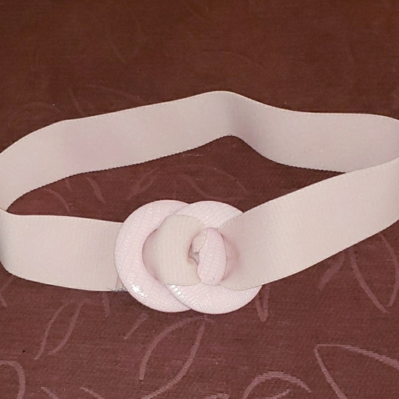 Barbie VNTG Soft Pink Stretchy Belt - Picture 7 of 9